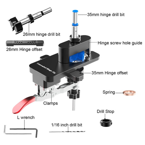 Sinpiode quick clamp installation on cabinet doors saves time