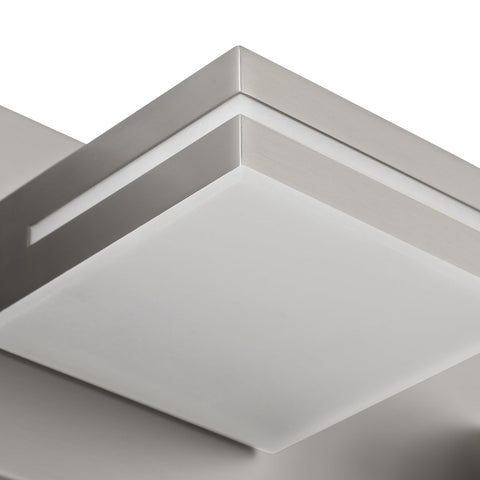 SineRise vanity light with 360-degree rotatable joints for targeted lighting.