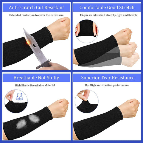 Sintege arm protectors knife-safety use case shows cut resistance