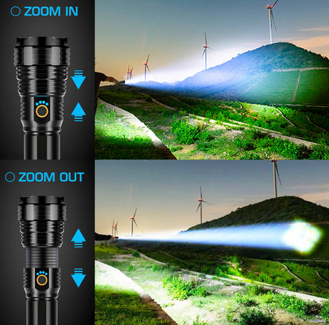Sinvimes zoom beam in action for versatile indoor and outdoor illumination.