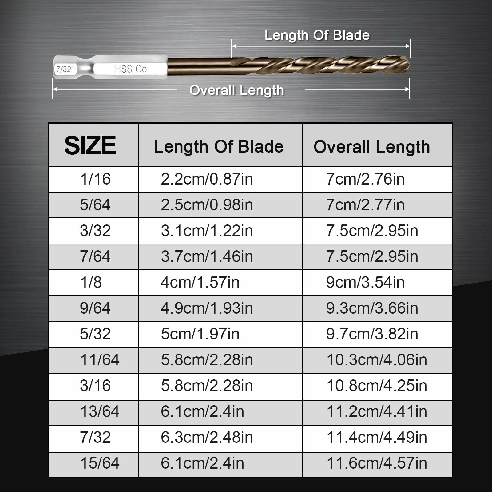 Sinyeenglon size range spans 1/16 to 1/4 inch for versatility.