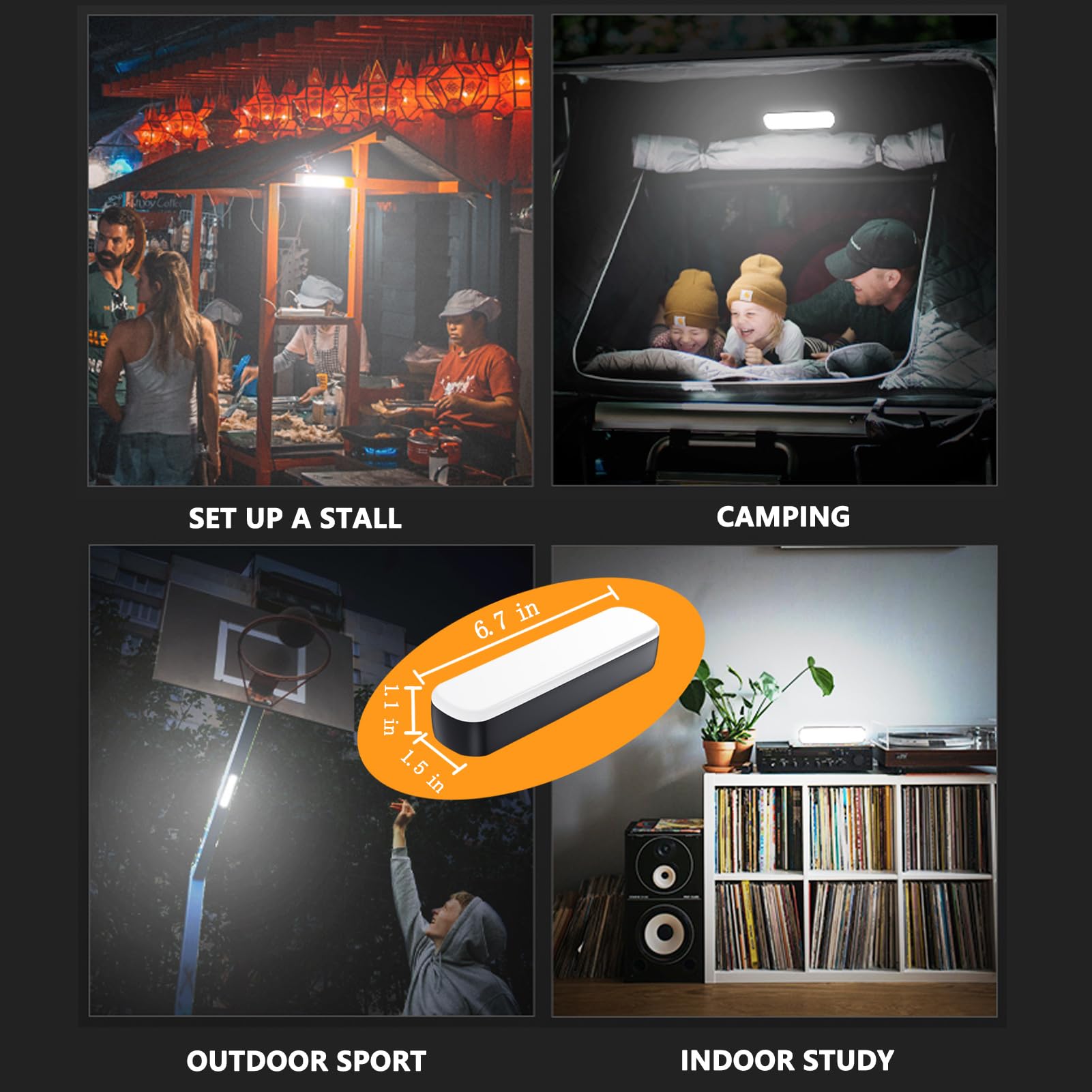 SIOLAXEN 6.8-inch light bar delivers daylight-like brightness