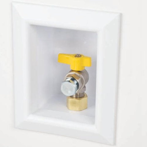 Sioux Chief Ox Box gas outlet box with 3/4 inch NPT; durable ABS housing ensures secure installations.