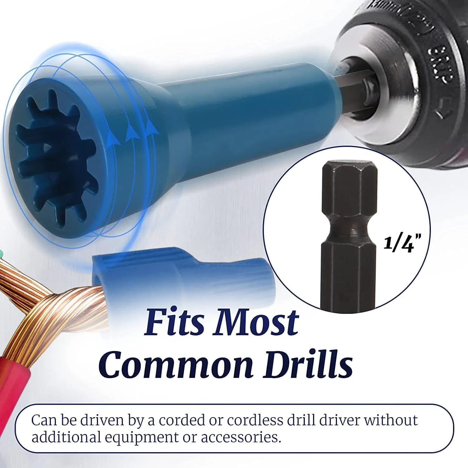 SIRDIKA electric drill connector enabling quick length adjustments