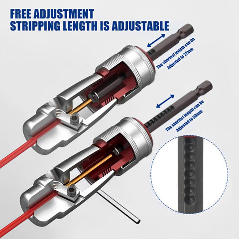 SIRDIKA six-in-one wire tool with multiple components for versatile wiring tasks