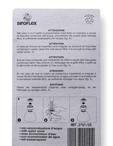 Siroflex showerhead from Italy, filter-and-jet map view, demonstrates 88 jets for even coverage.