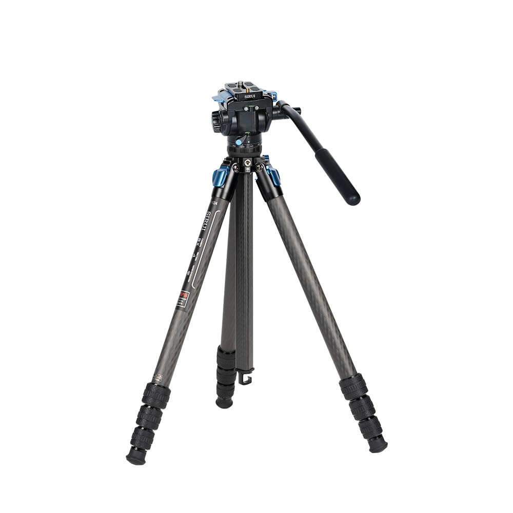 Sirui ST-124 retractable spikes improve stability on varied terrain.