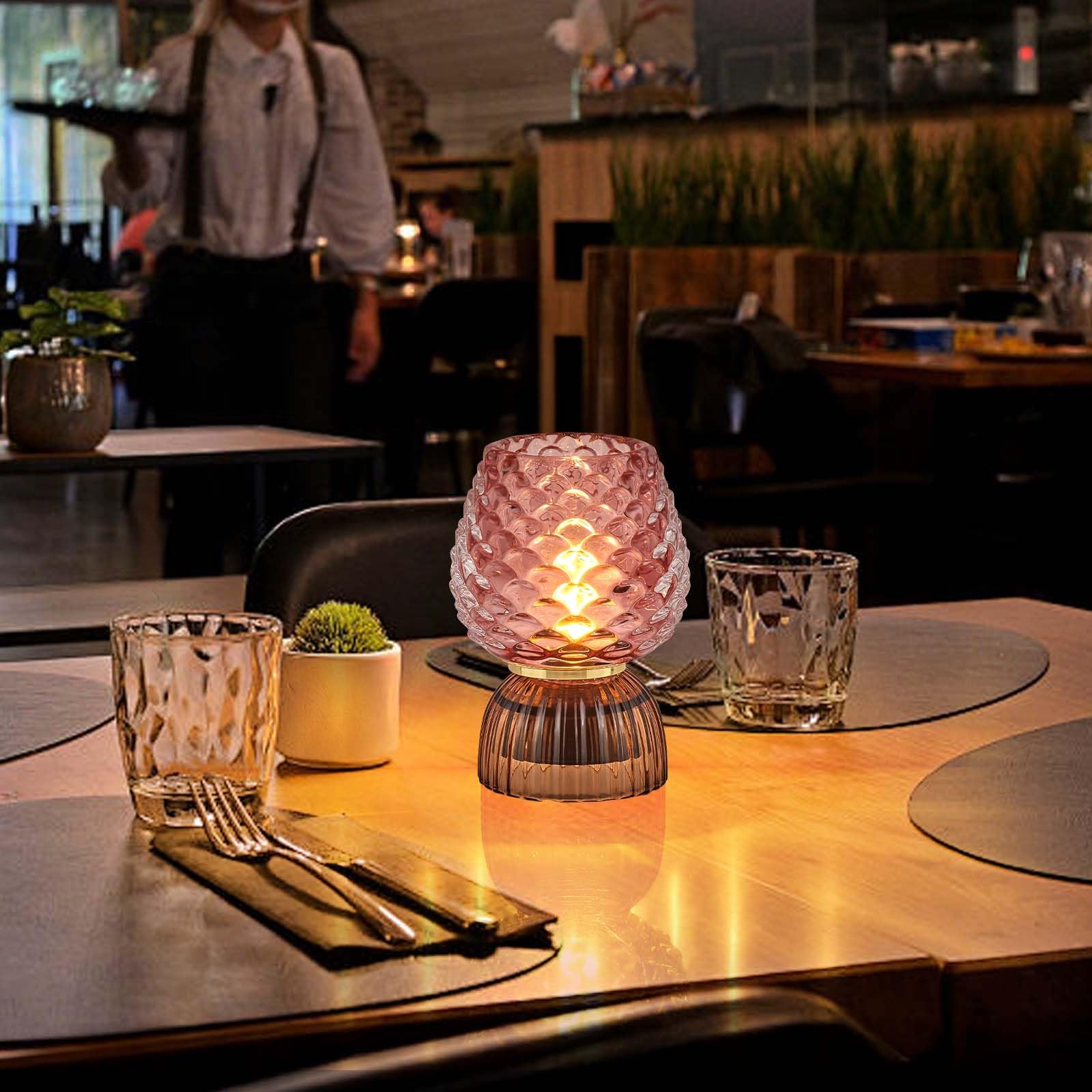 SisiHokai battery-operated LED lamp providing safe, cord-free lighting anywhere
