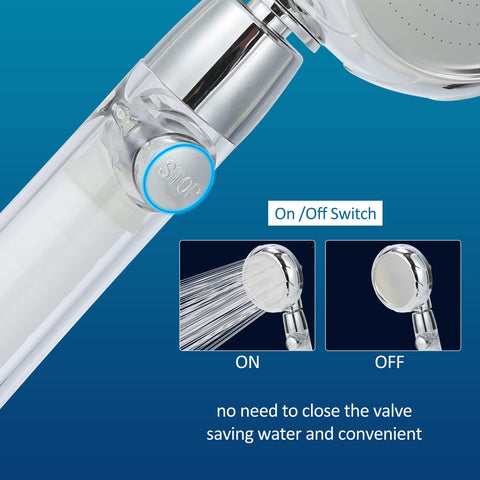 Sisiten RV shower head with tool-free install fits standard arms in minutes