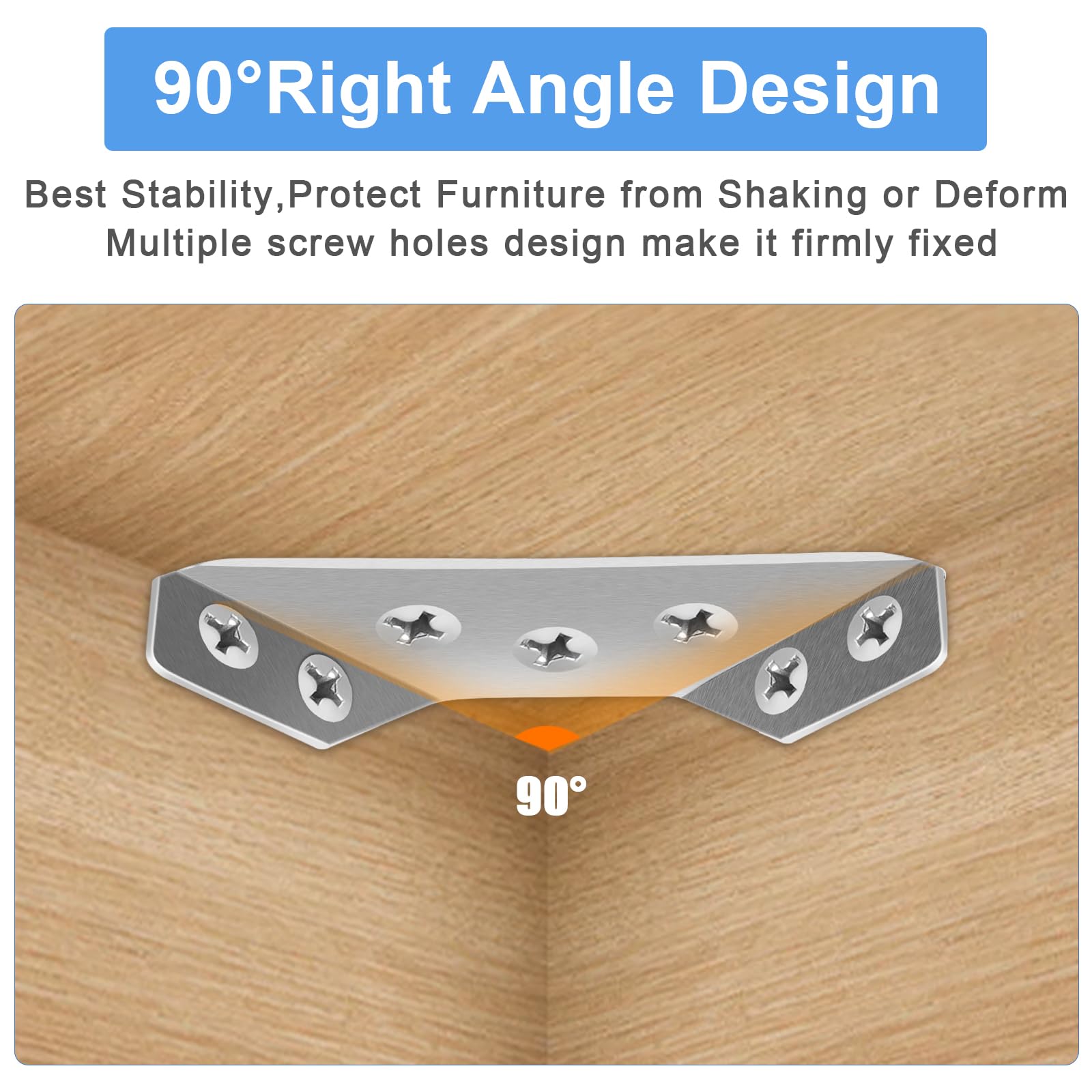 Sissinda 90-degree corner connectors create square, stable joints.