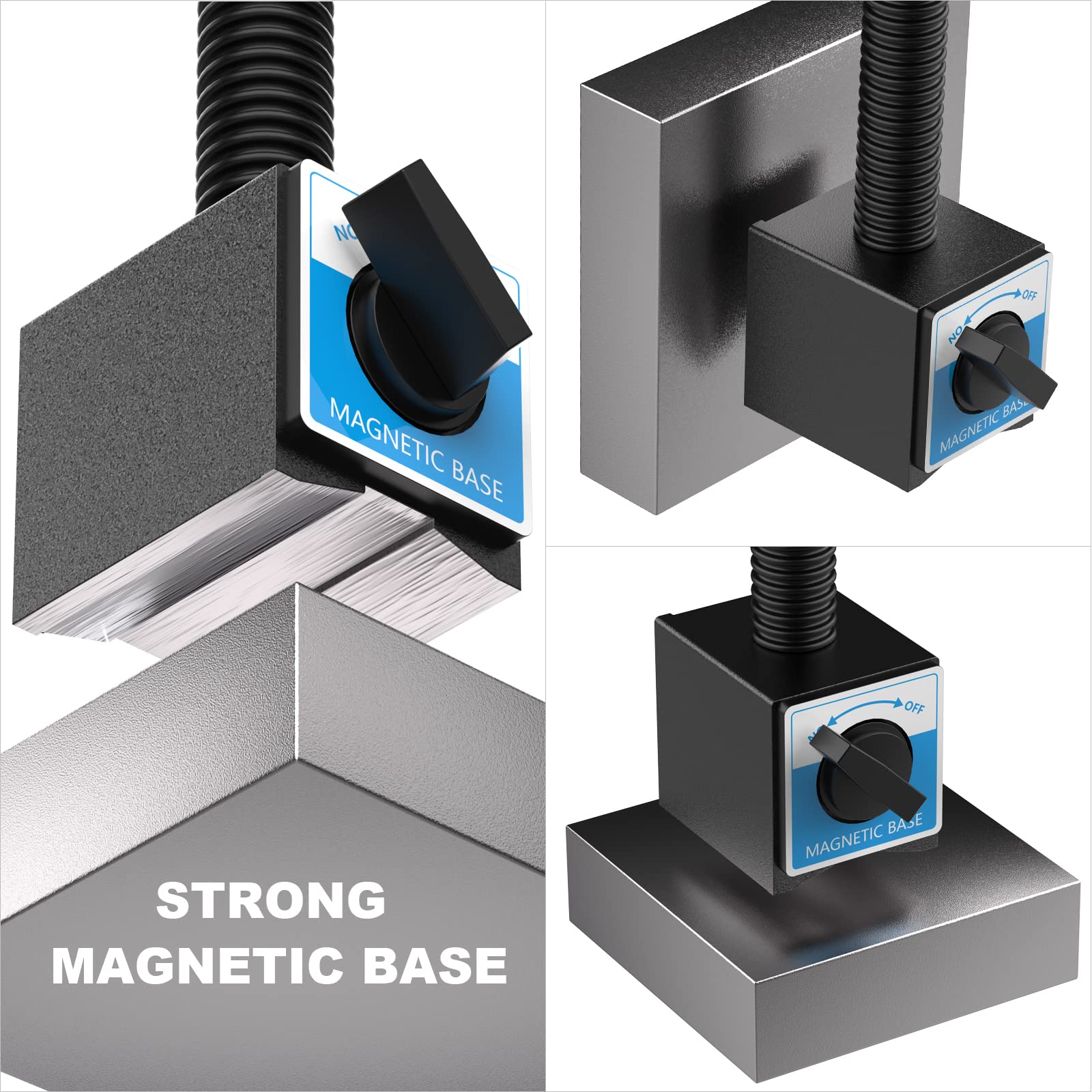 Sisymos aluminum alloy lamp holder offers durable, heat-resistant task lighting.