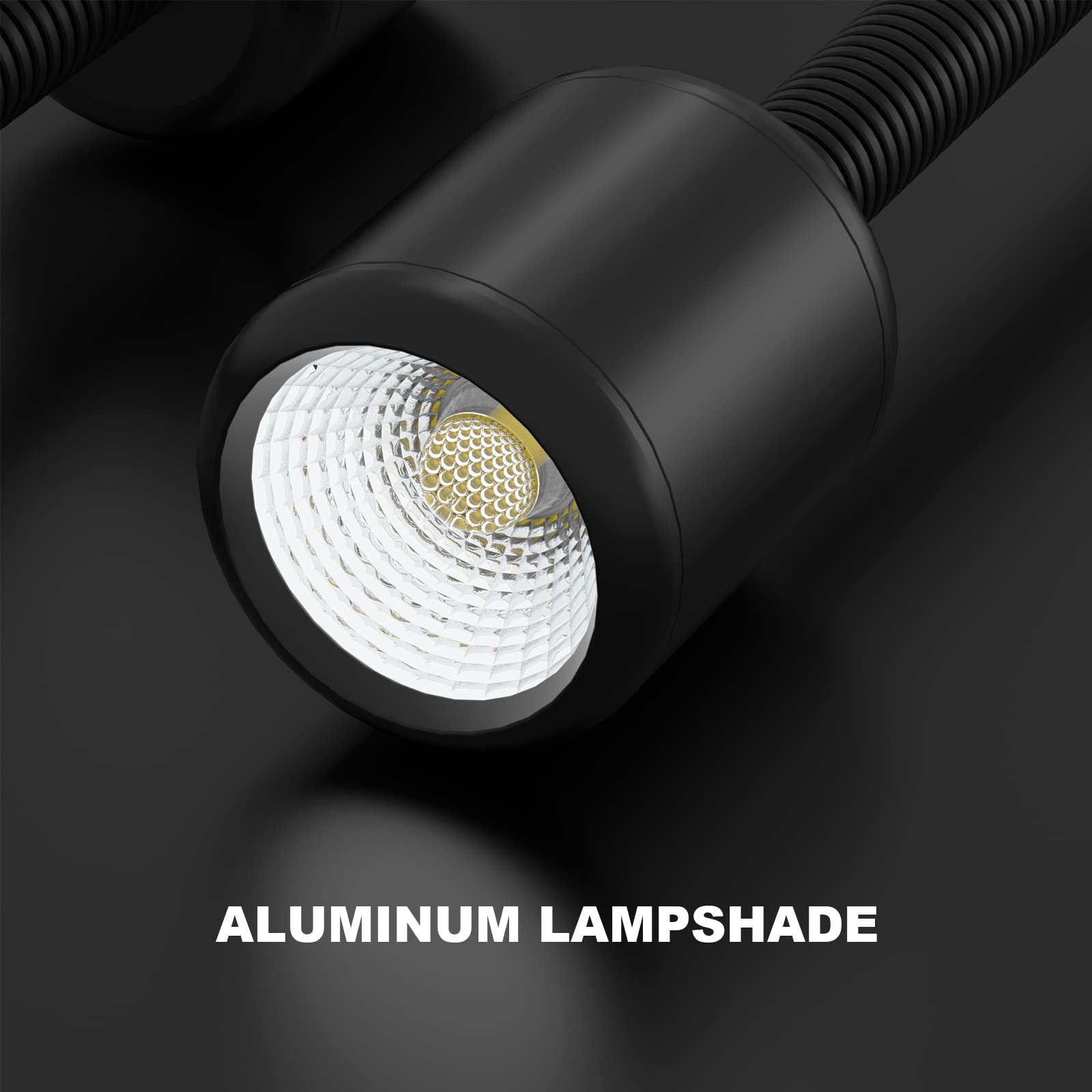 Sisymos LED light on a flexible gooseneck provides adjustable illumination for drill presses.