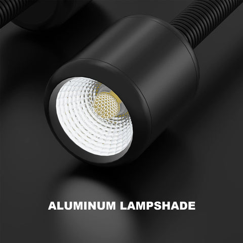 Sisymos LED light on a flexible gooseneck provides adjustable illumination for drill presses.