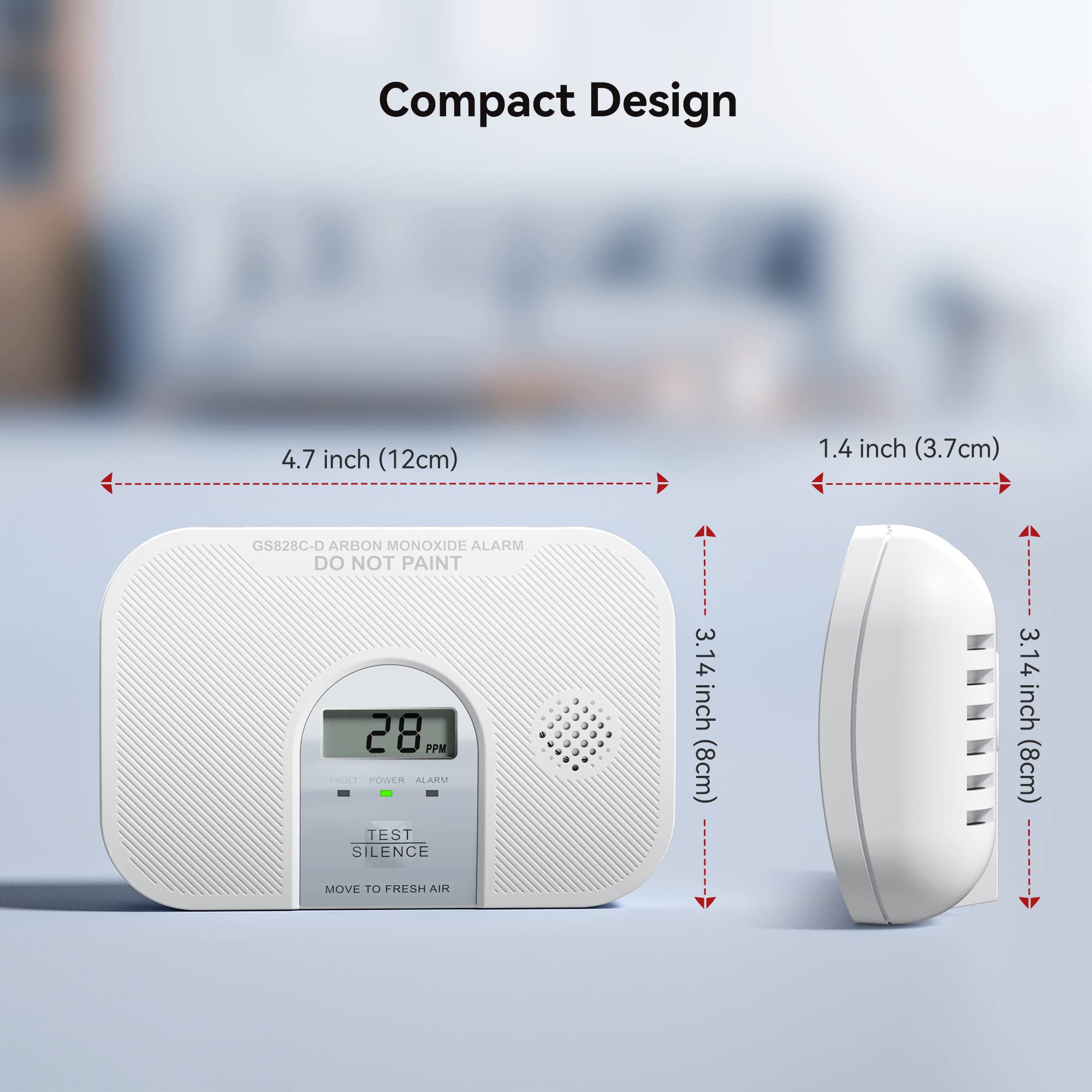 Siterlink 85-decibel alarm ensures loud CO alerts