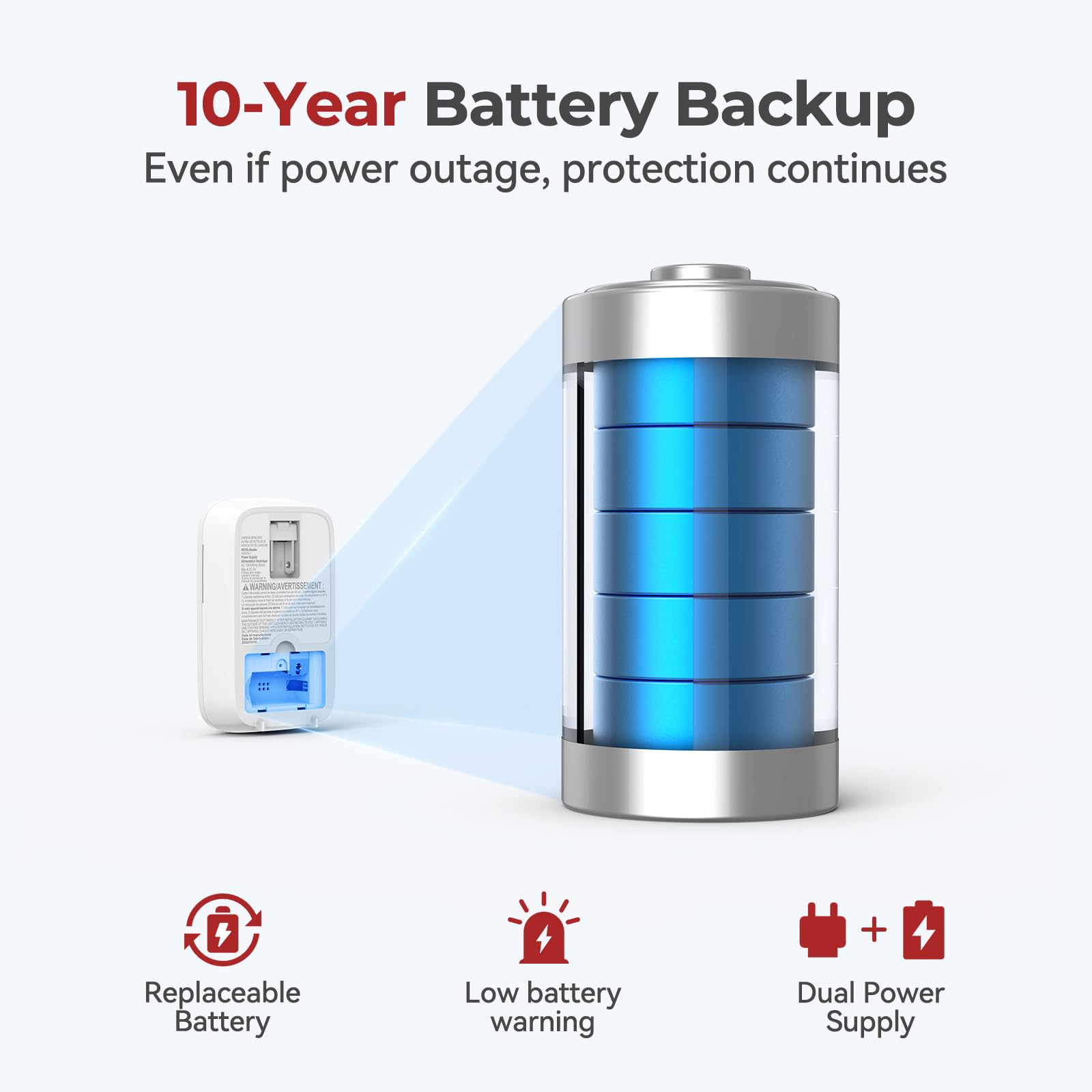 Siterlink co-detector foldable-plug ideal for compact travel and packing.