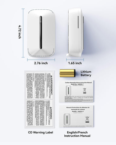 SITERWELL 4-pack packaging, convenient multi-room safety solution