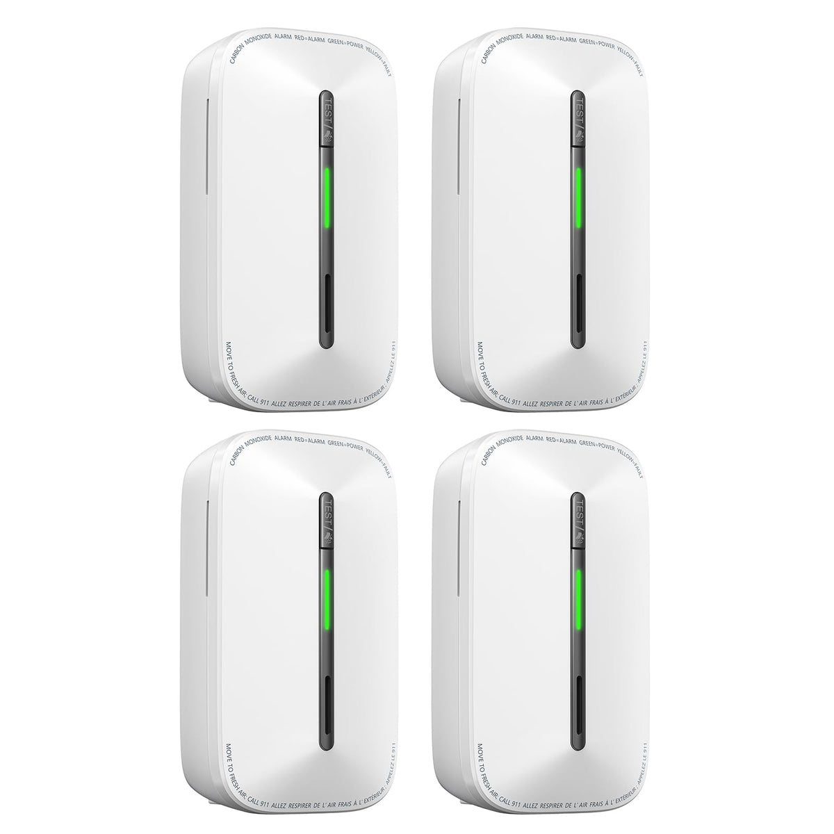 SITERWELL plug-in CO detector front view, compact home safety device