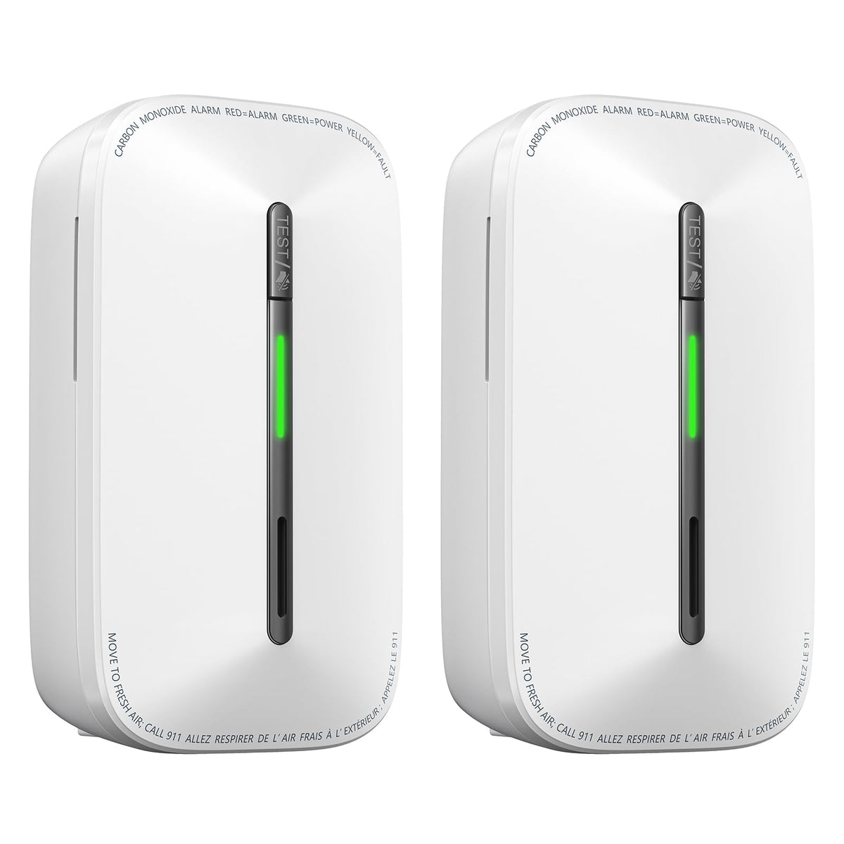 SITERWELL plug-in CO detector front view shows compact home safety device