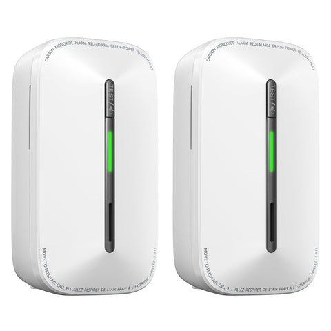SITERWELL plug-in CO detector front view shows compact home safety device