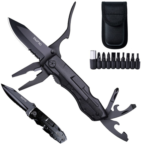 Siupro Multitool Pocket Knife folding with versatile blade for on-the-go tasks.