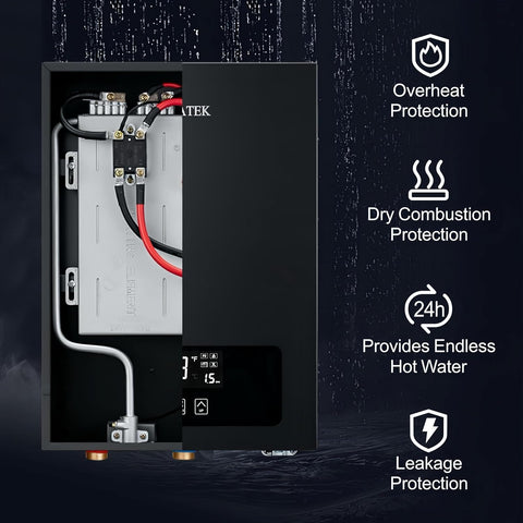SIVUATEK V7B-140B 1/2 inch NPT connections simplify installation.