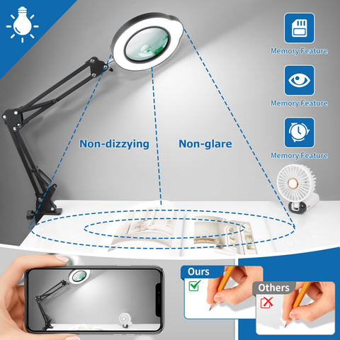 SIYOMG versatile setup with base and clamp fits many desk designs.