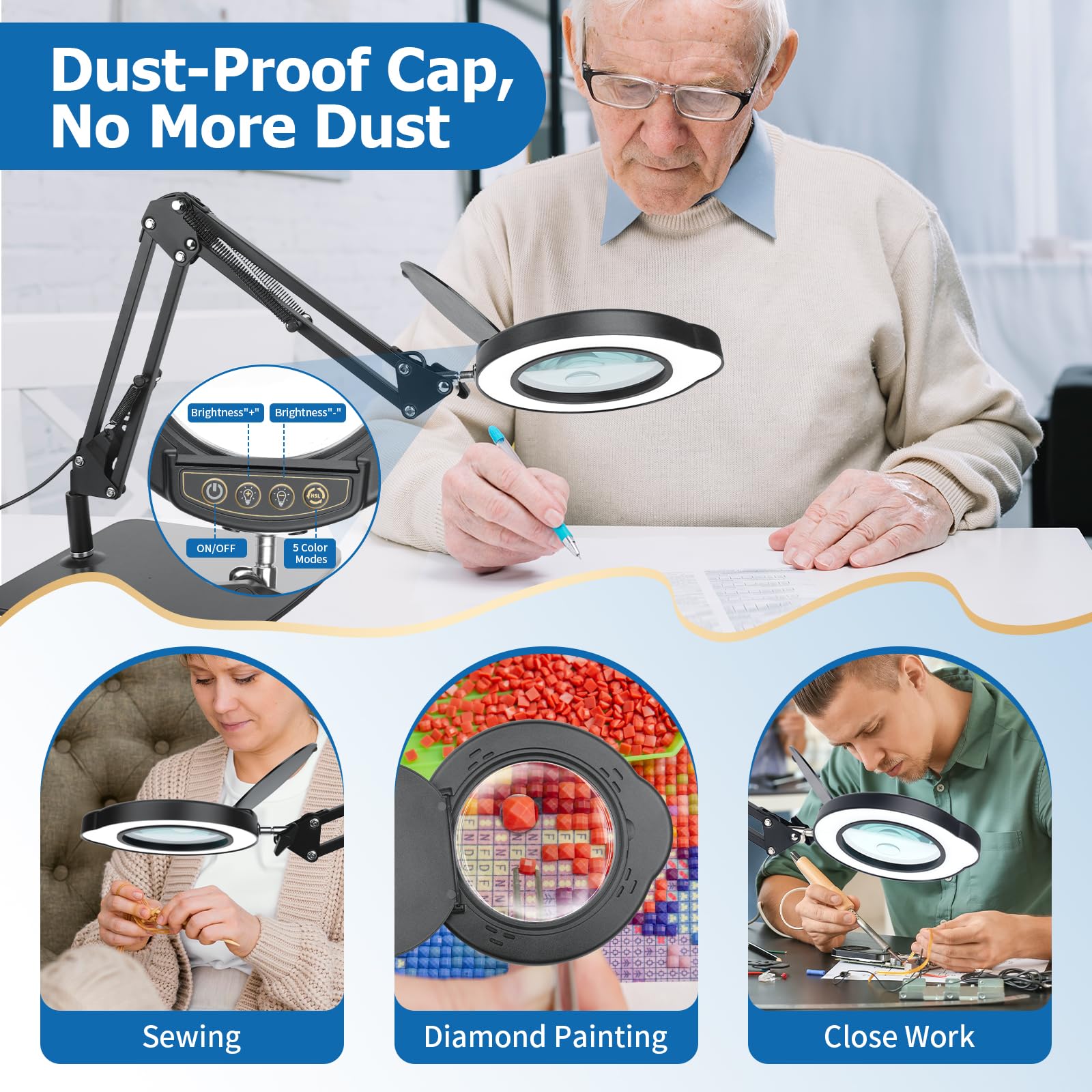 SIYOMG dust cover helps keep the lens clean between projects.