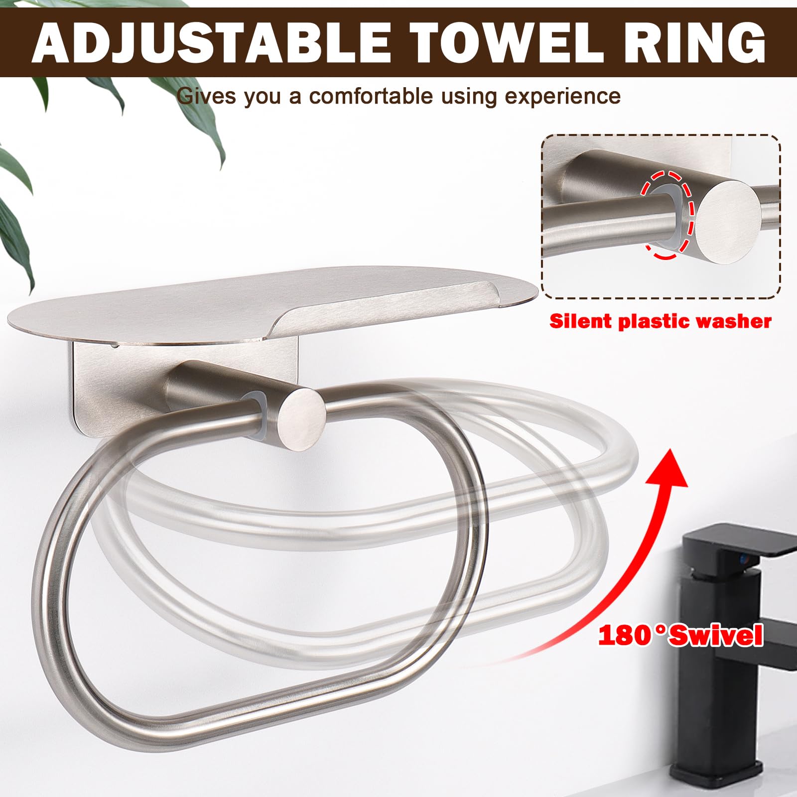 Siyzda shelf-towel combo boosts organization with daily essentials