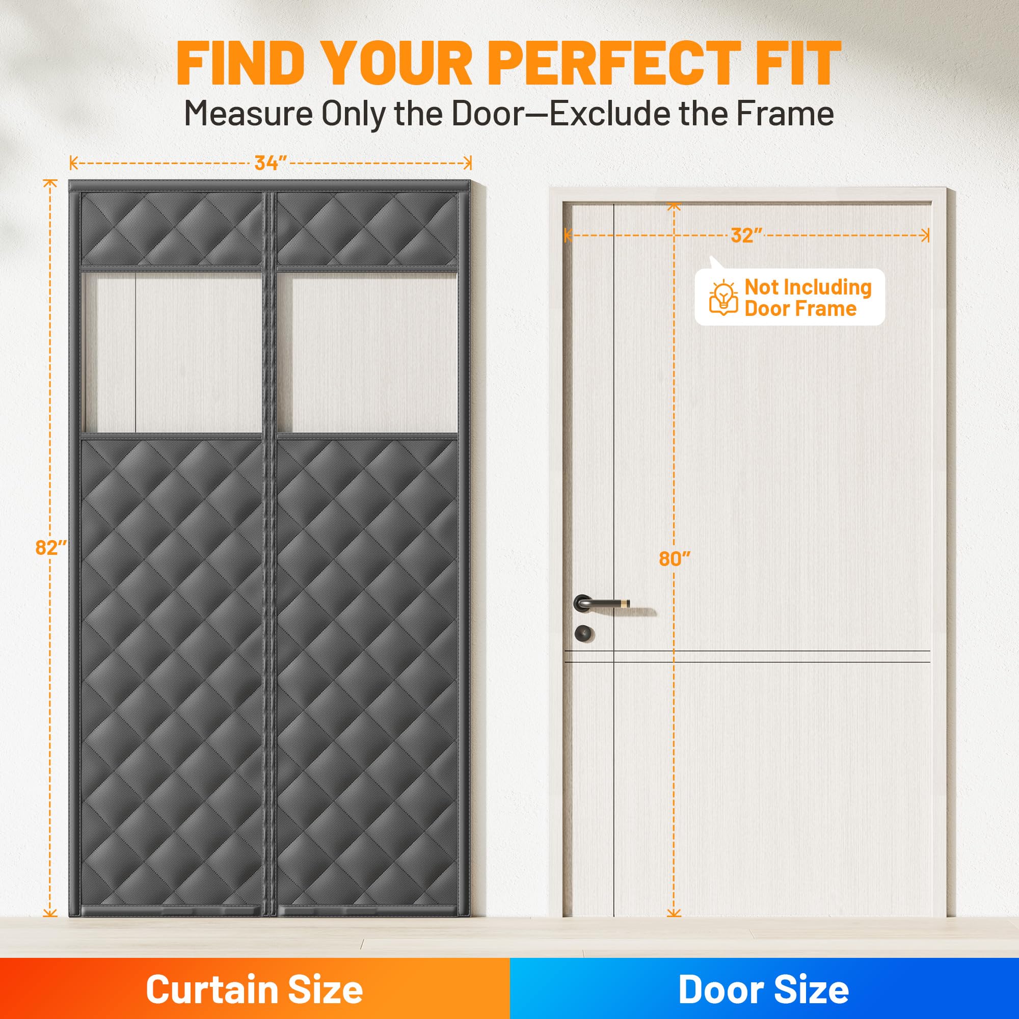Sjuznng easy install hook-and-loop system on a door frame