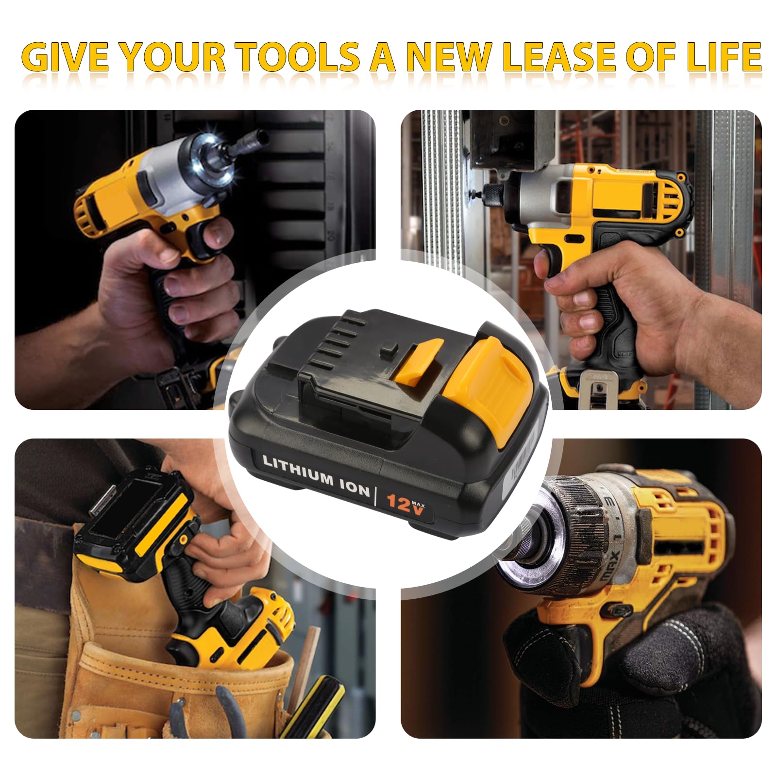 SJZNHFTOLO long-life battery with up to 1000 recharge cycles