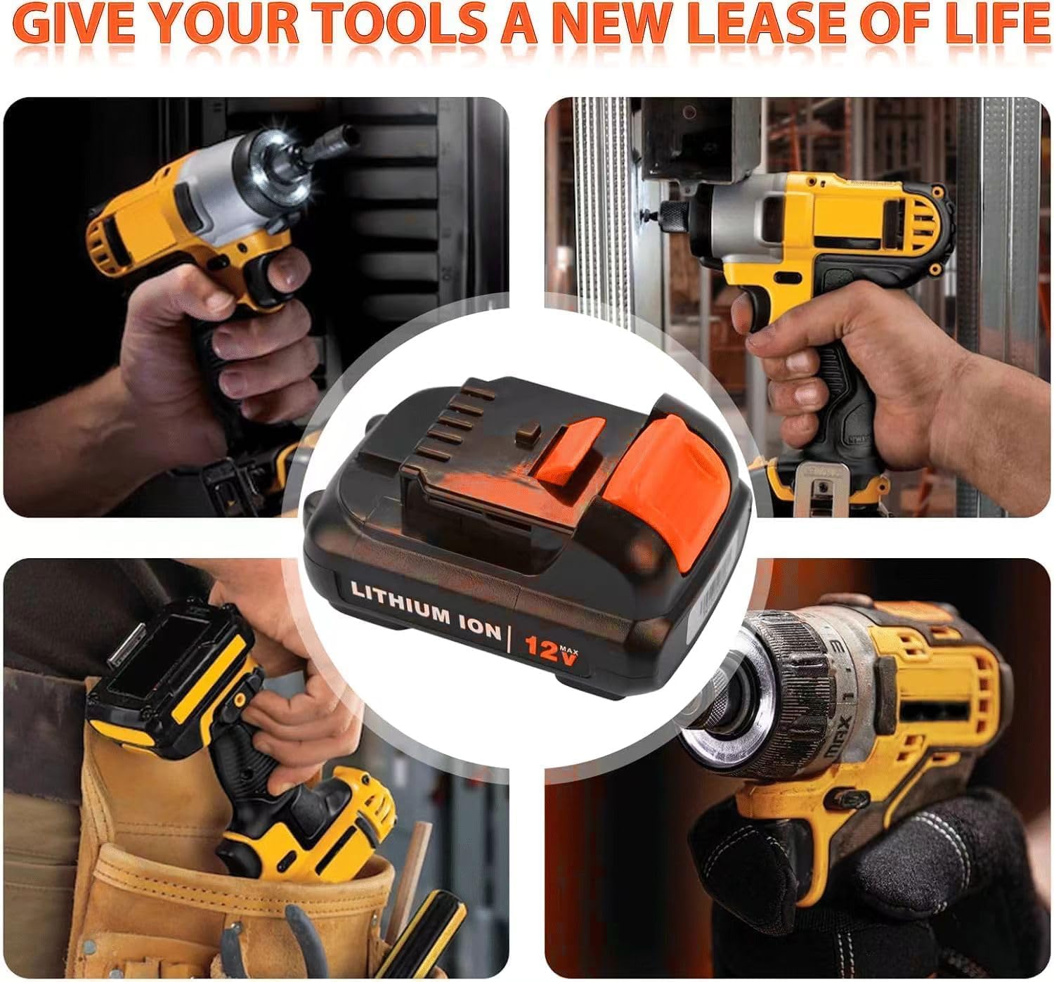 SJZNHFTOLO two-battery pack included for value