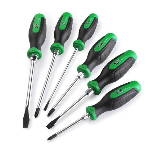 SK 6-piece magnetic screwdriver set full view for versatile repairs.