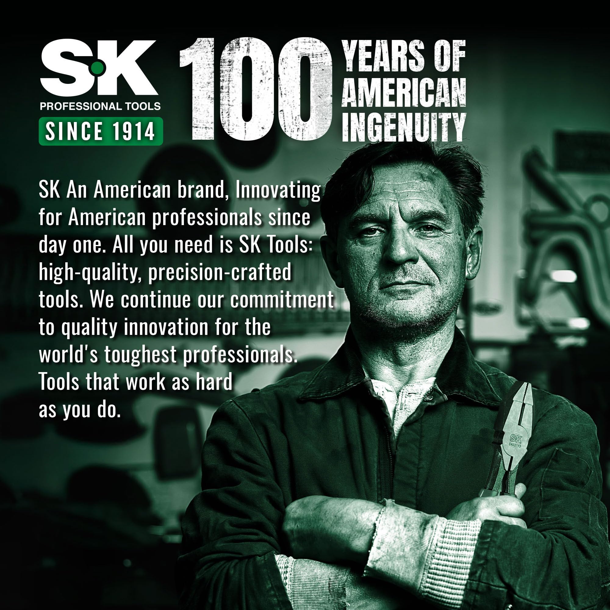 SK's CR-V construction delivers durability for tough tasks.