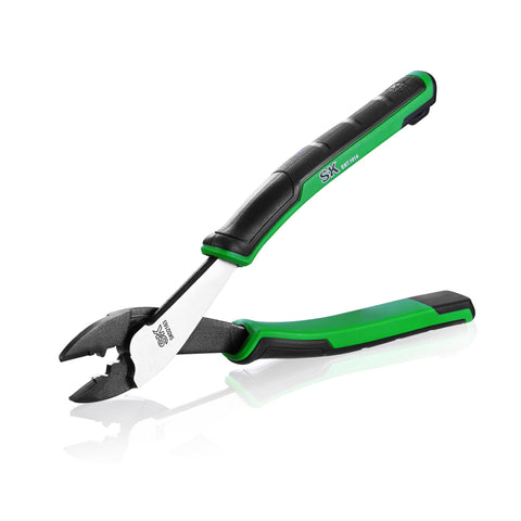 SK 9.5-inch crimping pliers—body view highlighting durable CR-V steel for long-term reliability.
