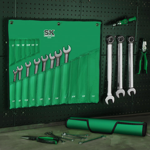 SK Wrench Set with clearly visible size labeling for quick identification.