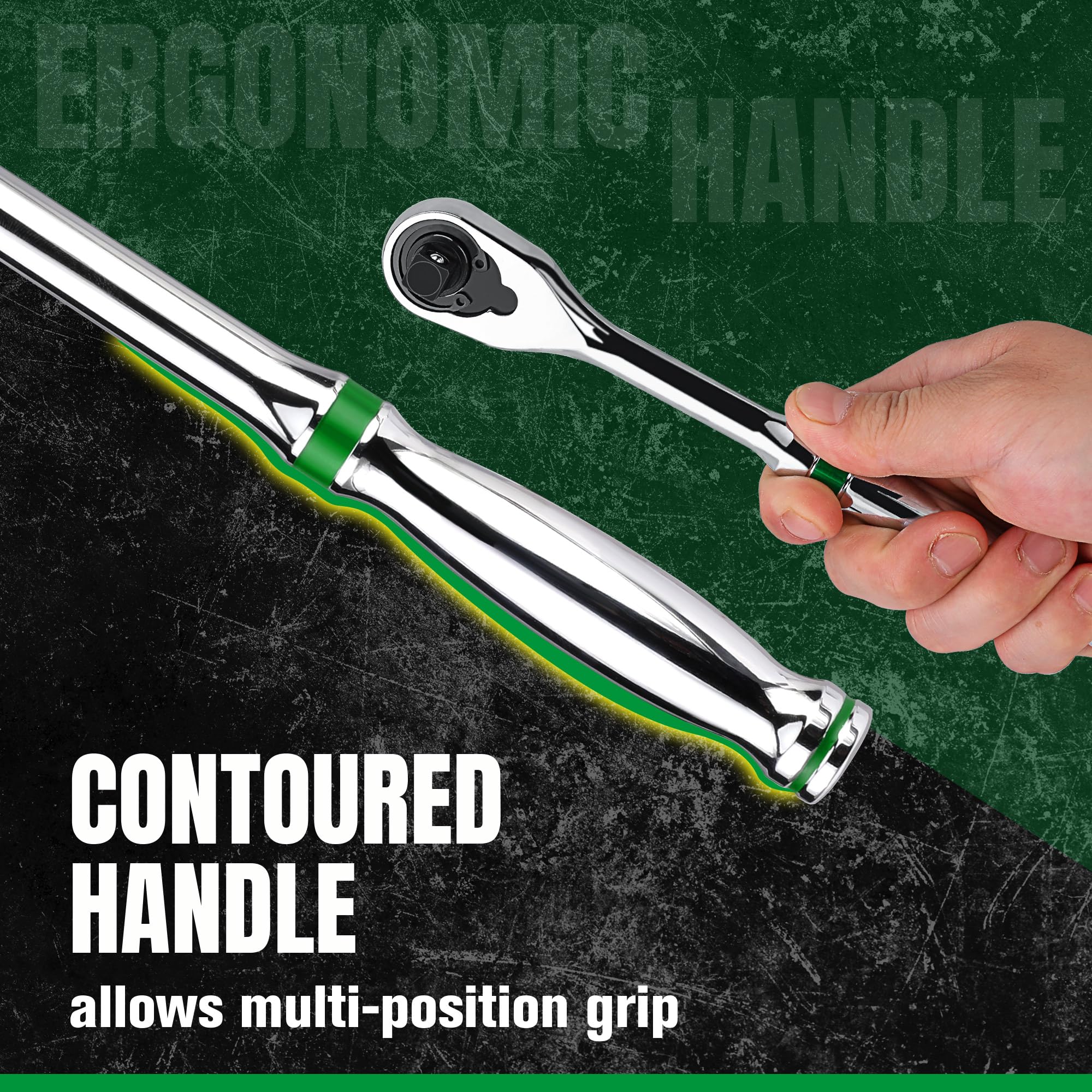 Directional switch enables one-handed tightening or loosening