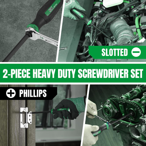 SK set includes P3x6 and 5/16x6 inch drivers for versatile demolition work.