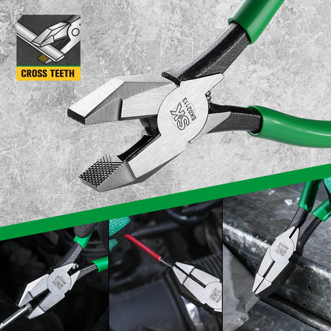 SK 9-inch ironworker pliers premium CR-V steel construction for durability
