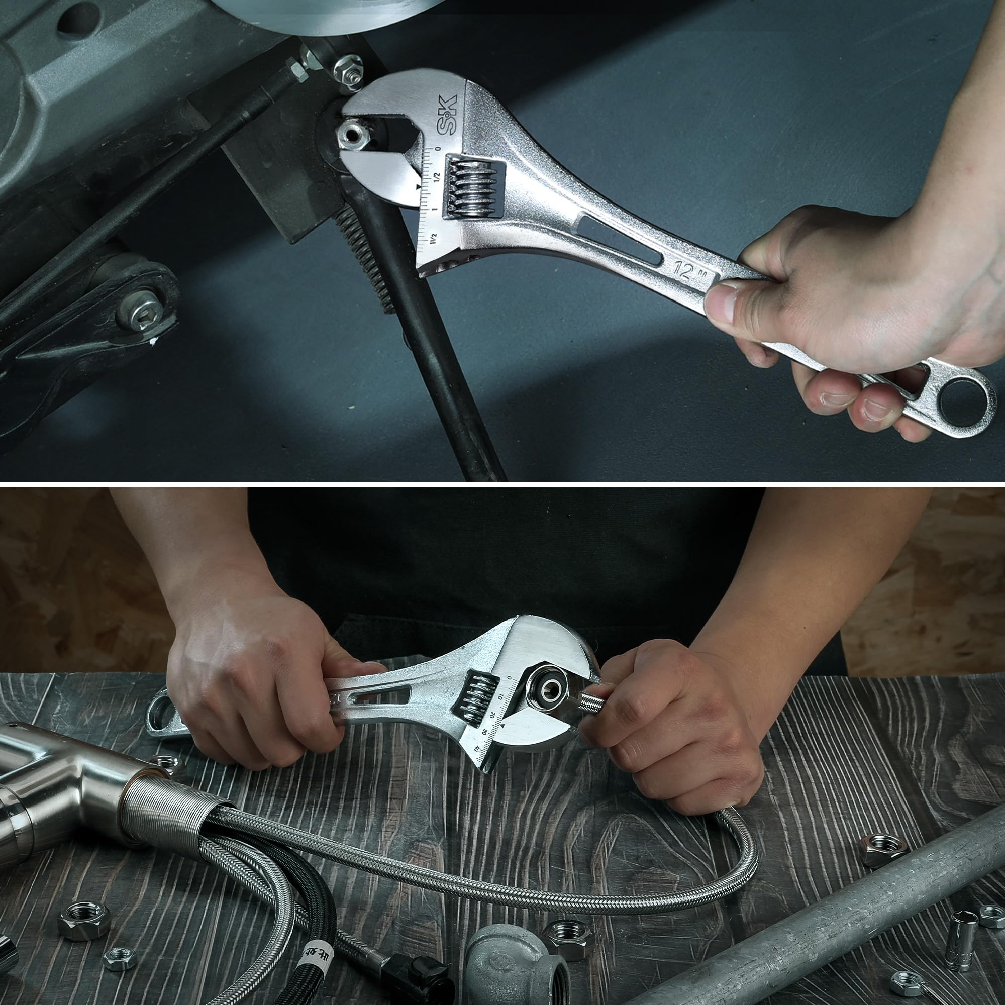 SK professional grade hand tools including this wrench for demanding jobs.