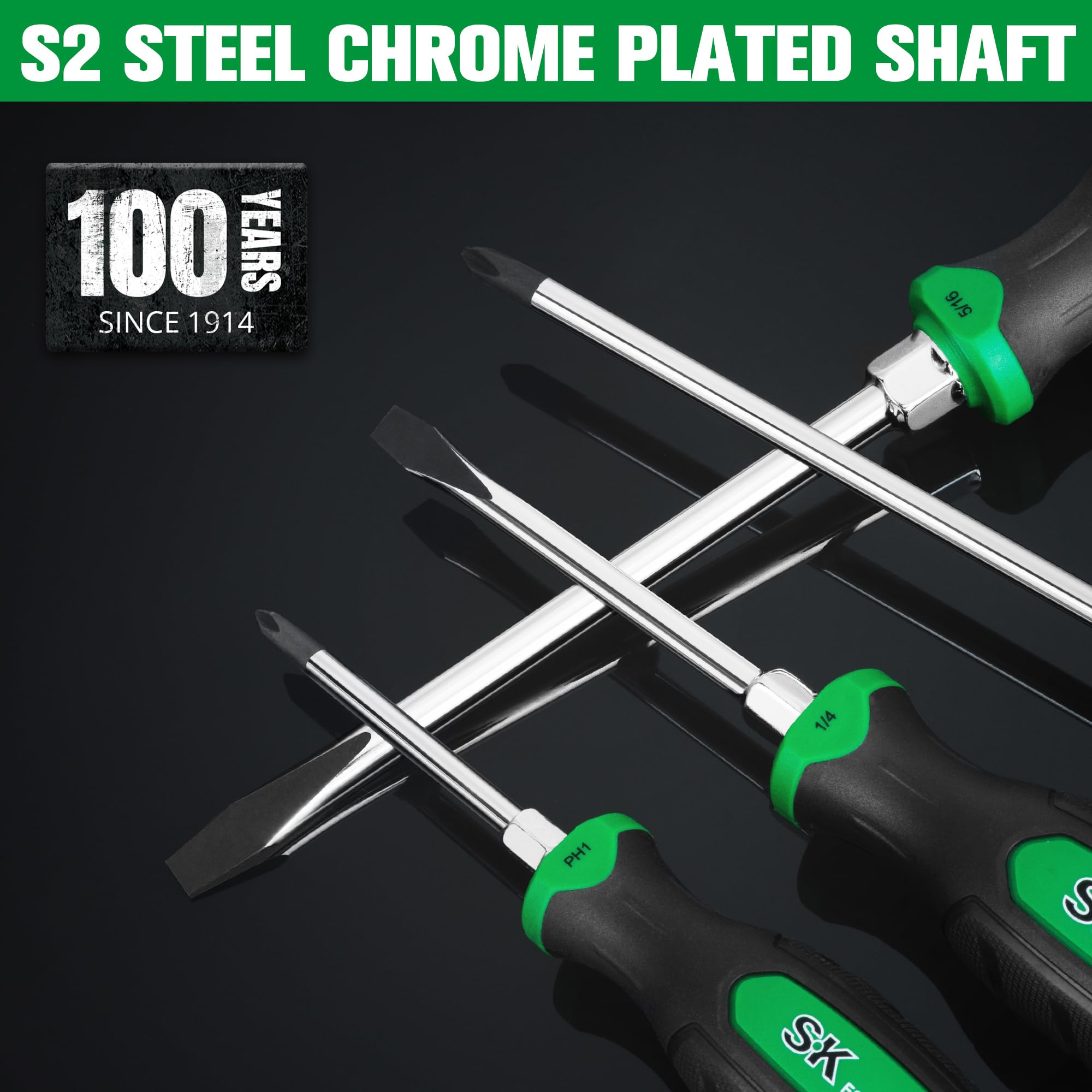 S2 steel shafts closeup highlighting high-strength durability.