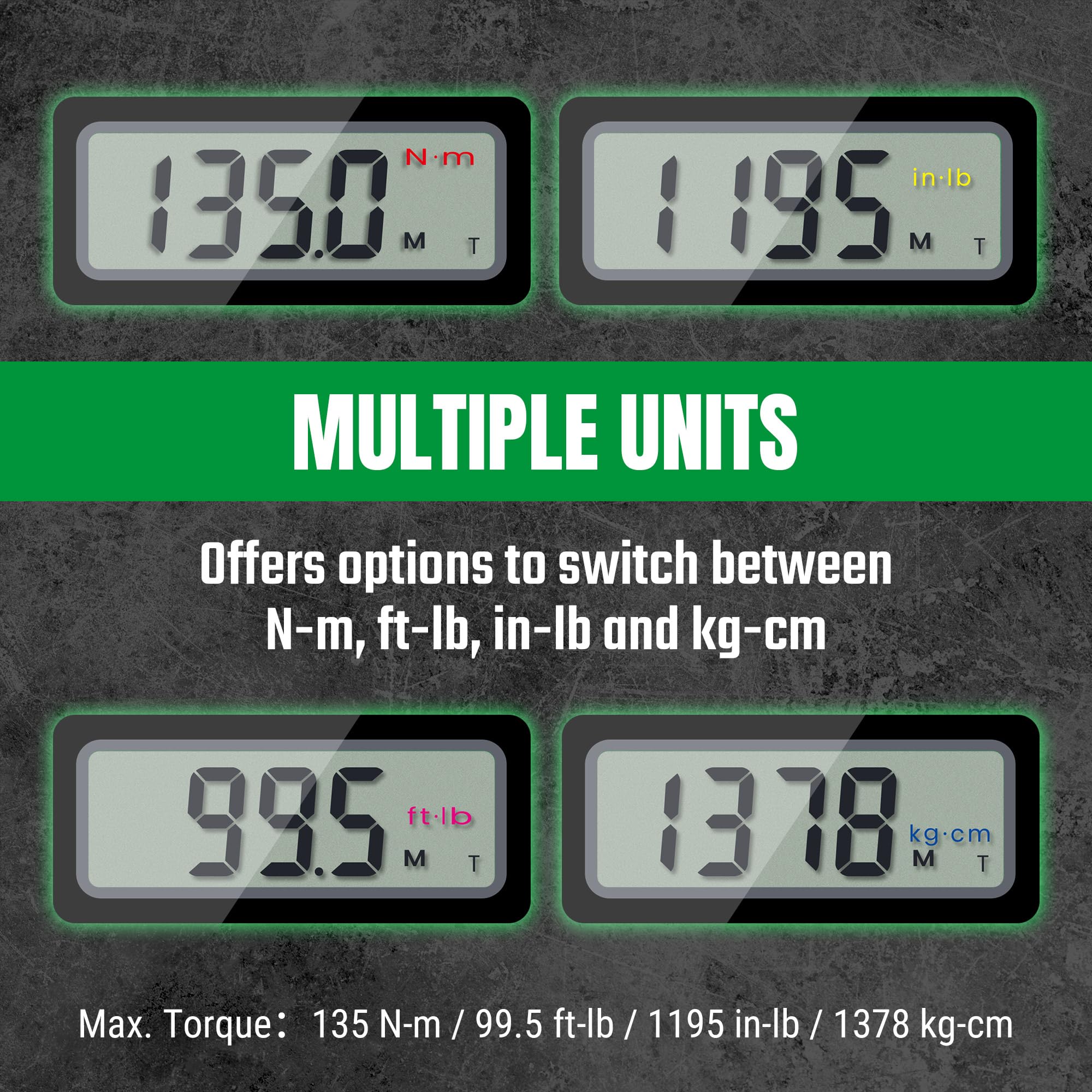 SK torque wrench anti-slip handle offers a comfortable grip during long sessions.