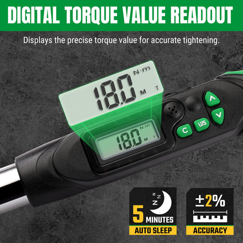 SK torque wrench red indicator signals 100 percent torque to avoid overtightening.