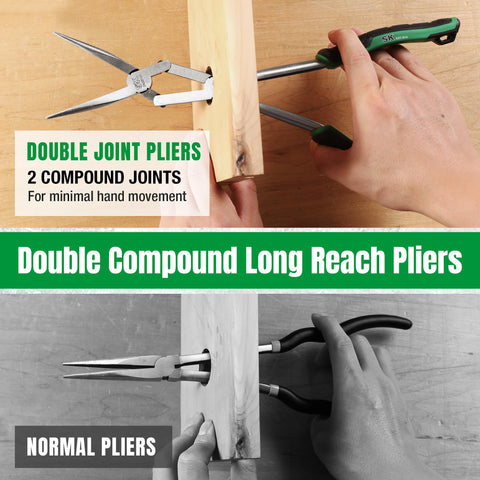 SK 7.68-inch pliers offer high leverage with ergonomic TRP handles.