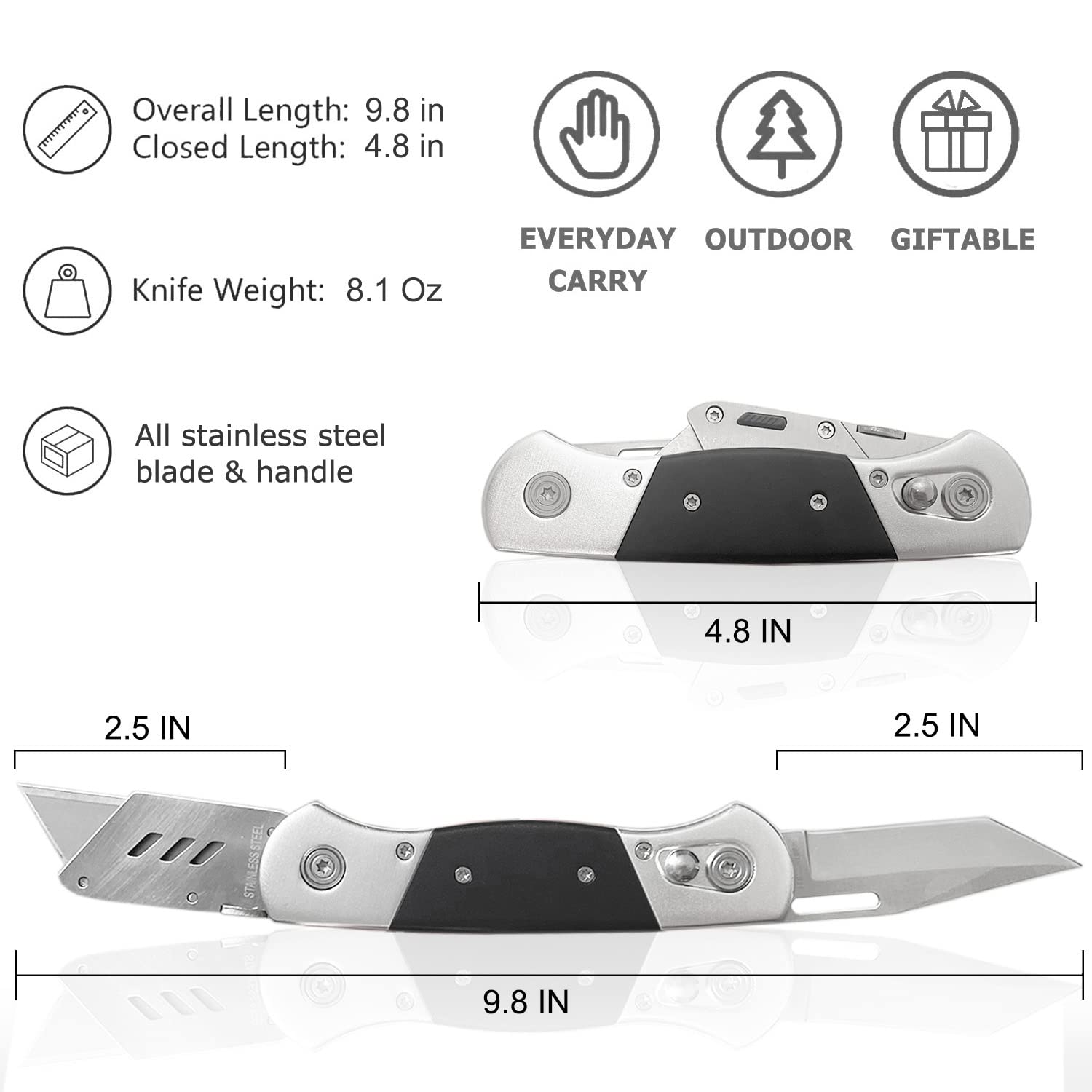 SK5 blade compatibility allows easy blade replacements.