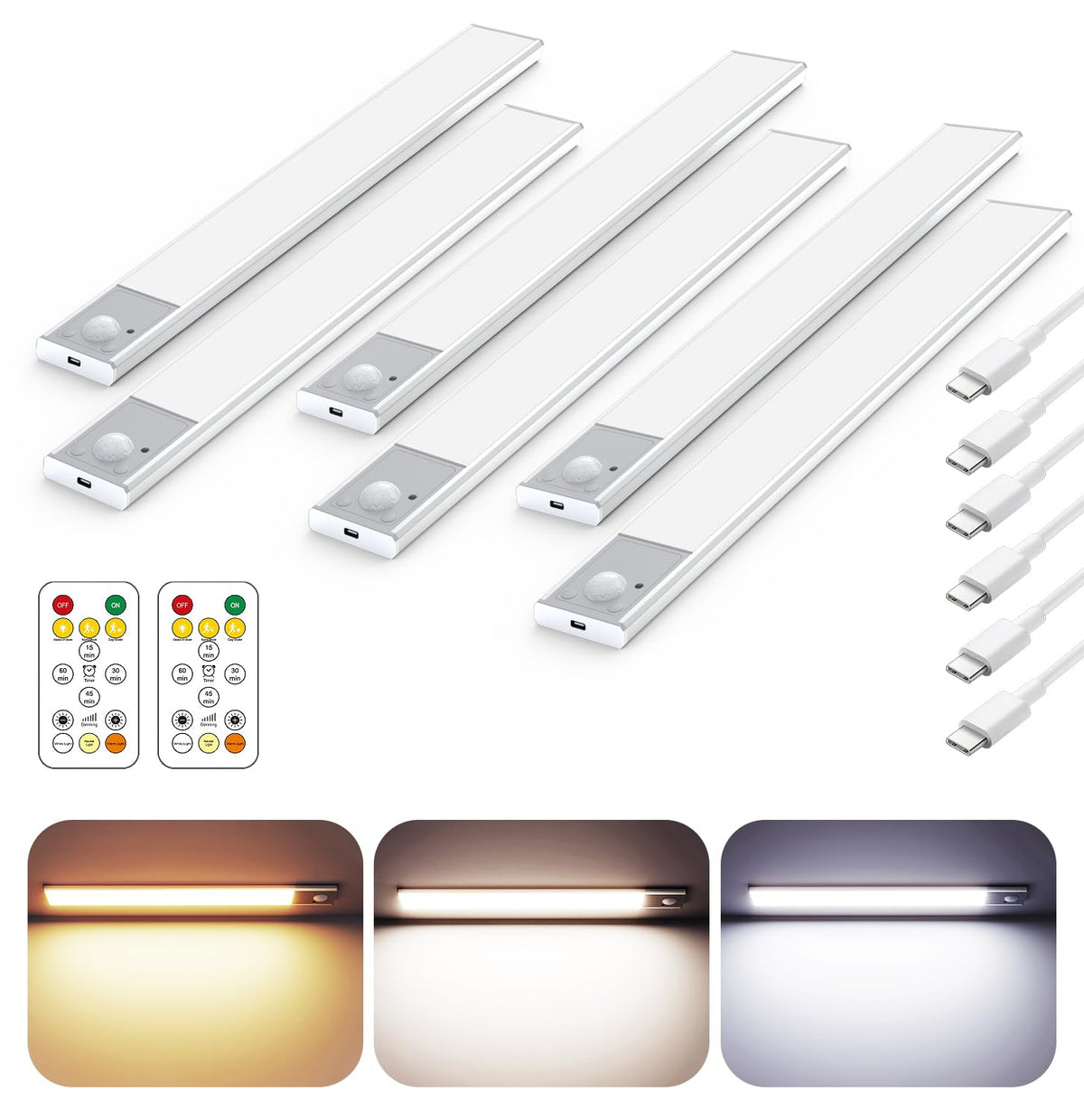 Skairipa 12-inch ultra-thin under-cabinet light for kitchen task lighting