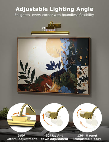 Skairipa remote-controlled art light with 16-foot range for easy adjustment