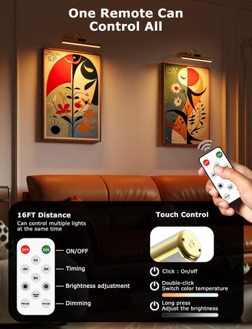 Skairipa rechargeable picture light with 5000mAh battery for longer display