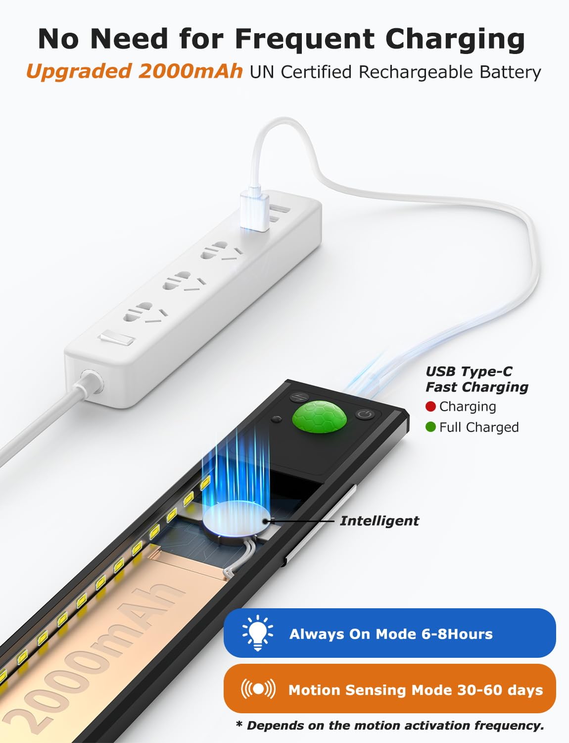 Skairipa USB-C rechargeable light for flexible placement