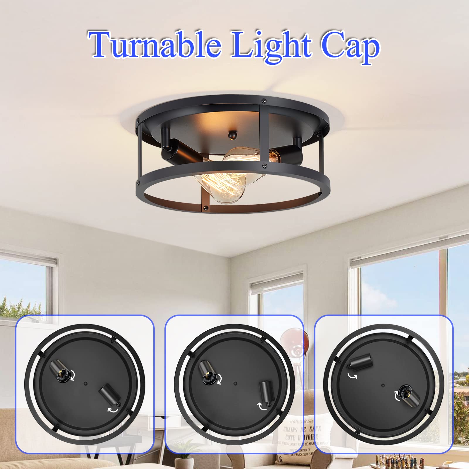 SKEJAO compatible with E26 bulbs up to 60W, including dimmable options
