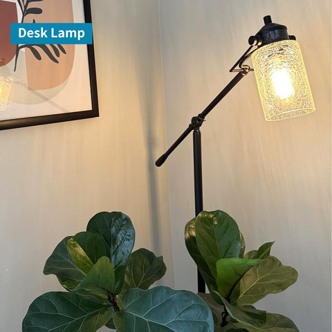 Skelang crackle glass shade in a 3-pack offers cost-effective updates.